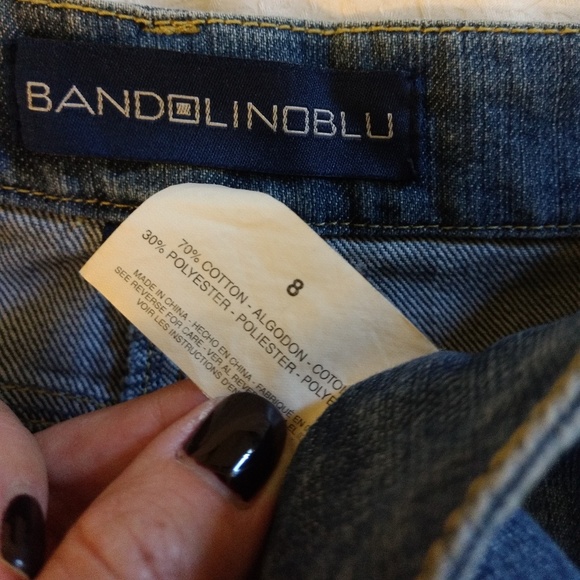 Bandolinoblu Jean Skirt - Picture 2 of 4
